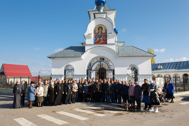 Молебен о здравии Александра Рыбенков храме села Щучье